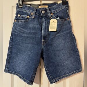 Women’s Levi’s Dark Blue Denim Shorts